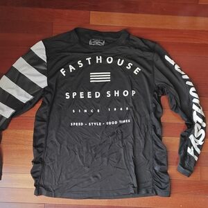 Fasthouse Black and White Men's Jersey